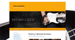 Desktop Screenshot of kytary-cz.eu