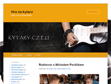 Tablet Screenshot of kytary-cz.eu